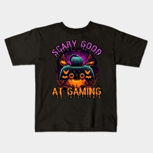 Scary Good at Gaming Kids T-Shirt